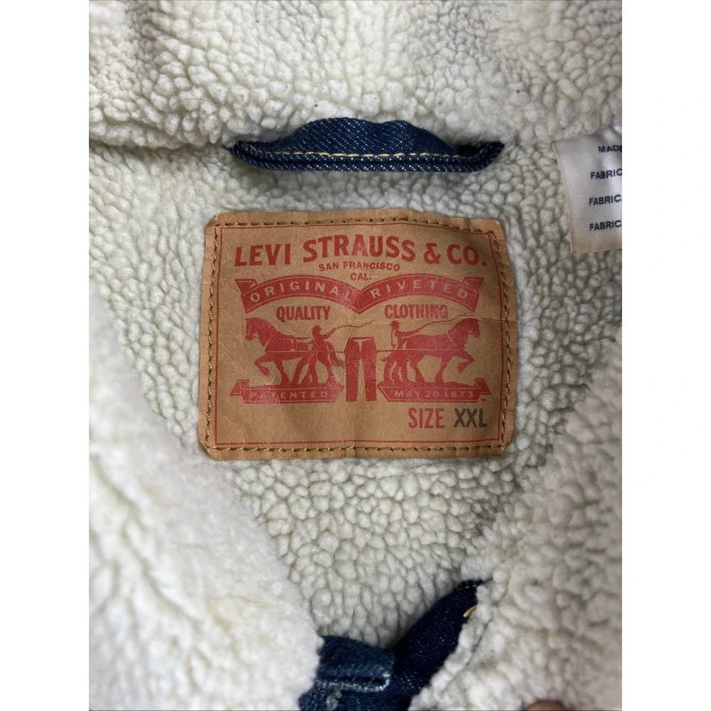 Levi's Men's‎ Sherpa Trucker Jacket Foley Large 723360001